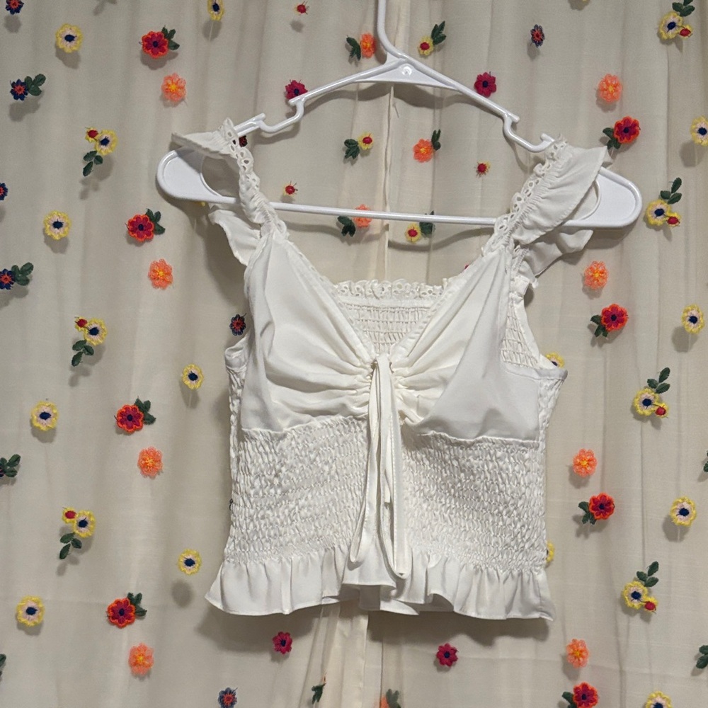 White cami blouse